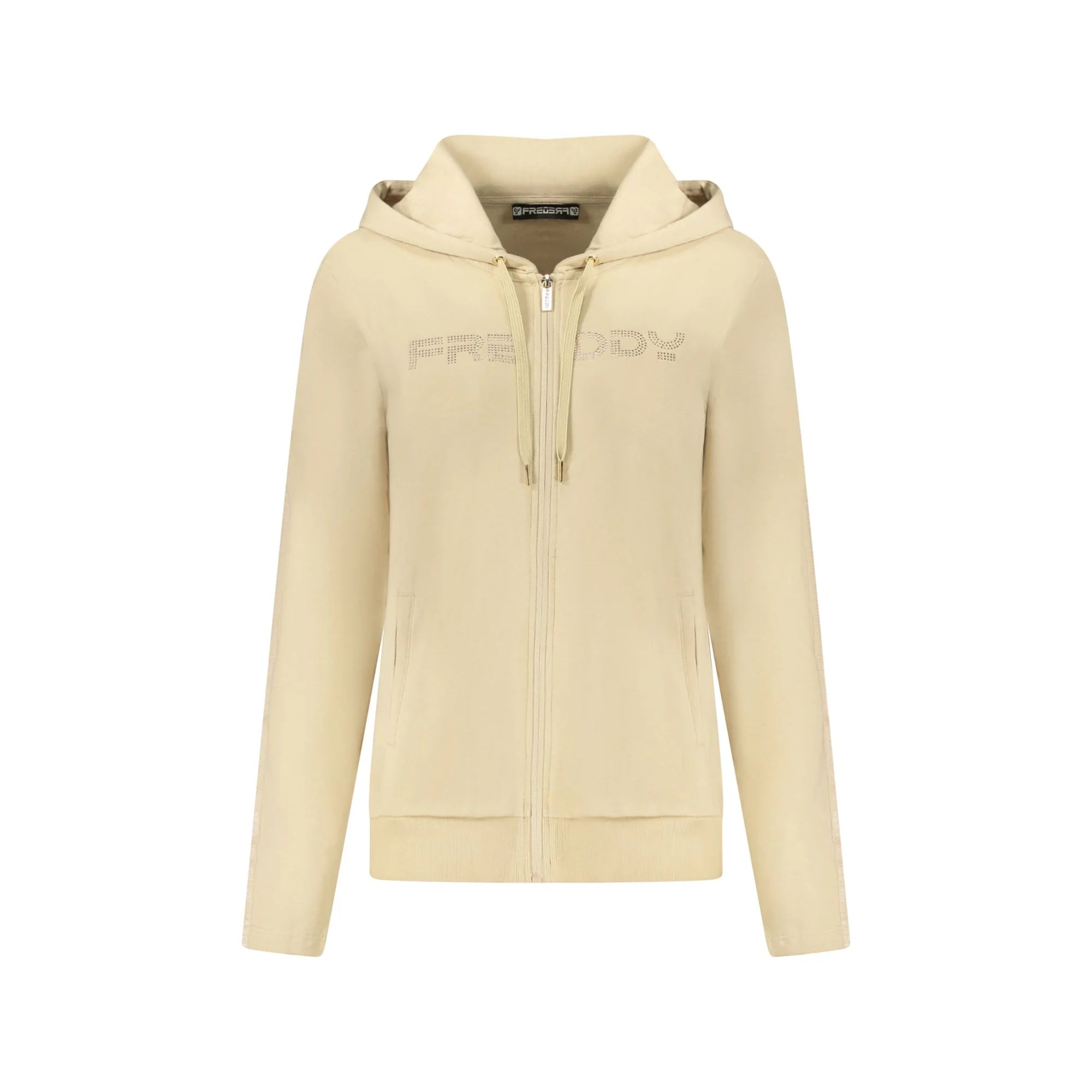 Freddy Felpa Maniche Lunghe Donna Beige Zip Felpe - foto prodotto